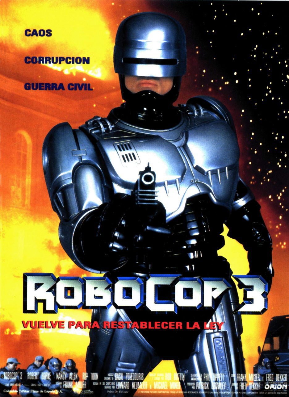 Cartel de Robocop 3 - España