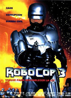 Cartel de Robocop 3