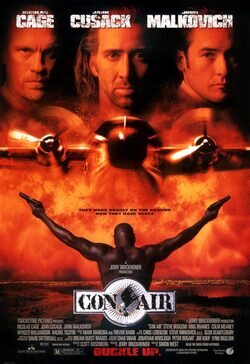 Cartel de Con Air (Convictos en el aire)