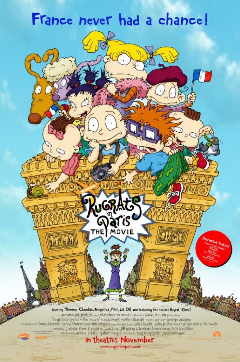 Cartel de Rugrats en París. La película - Estados Unidos