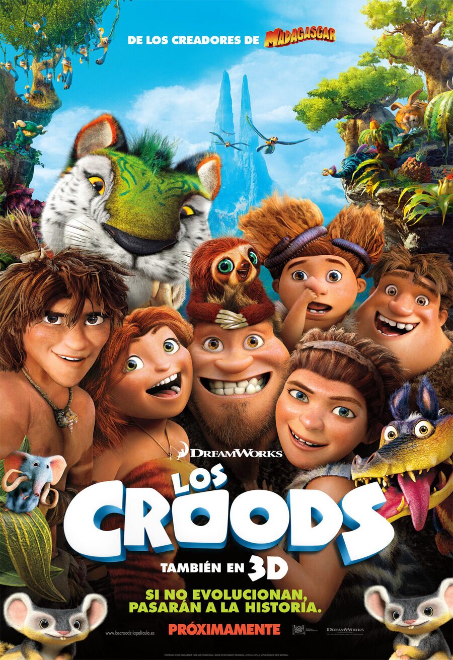 Cartel de Los Croods - España