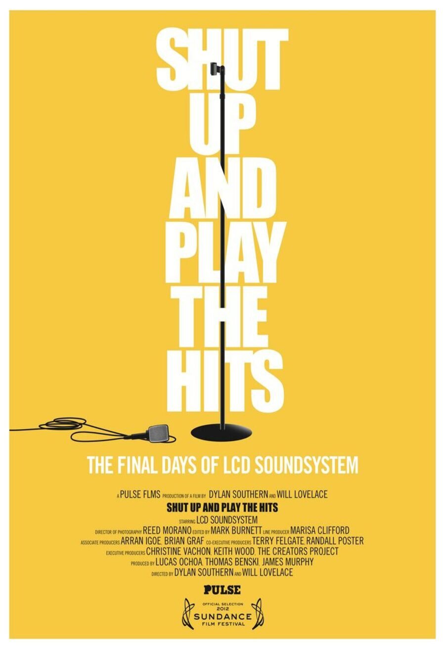 Cartel de Shut Up and Play the Hits - Reino Unido