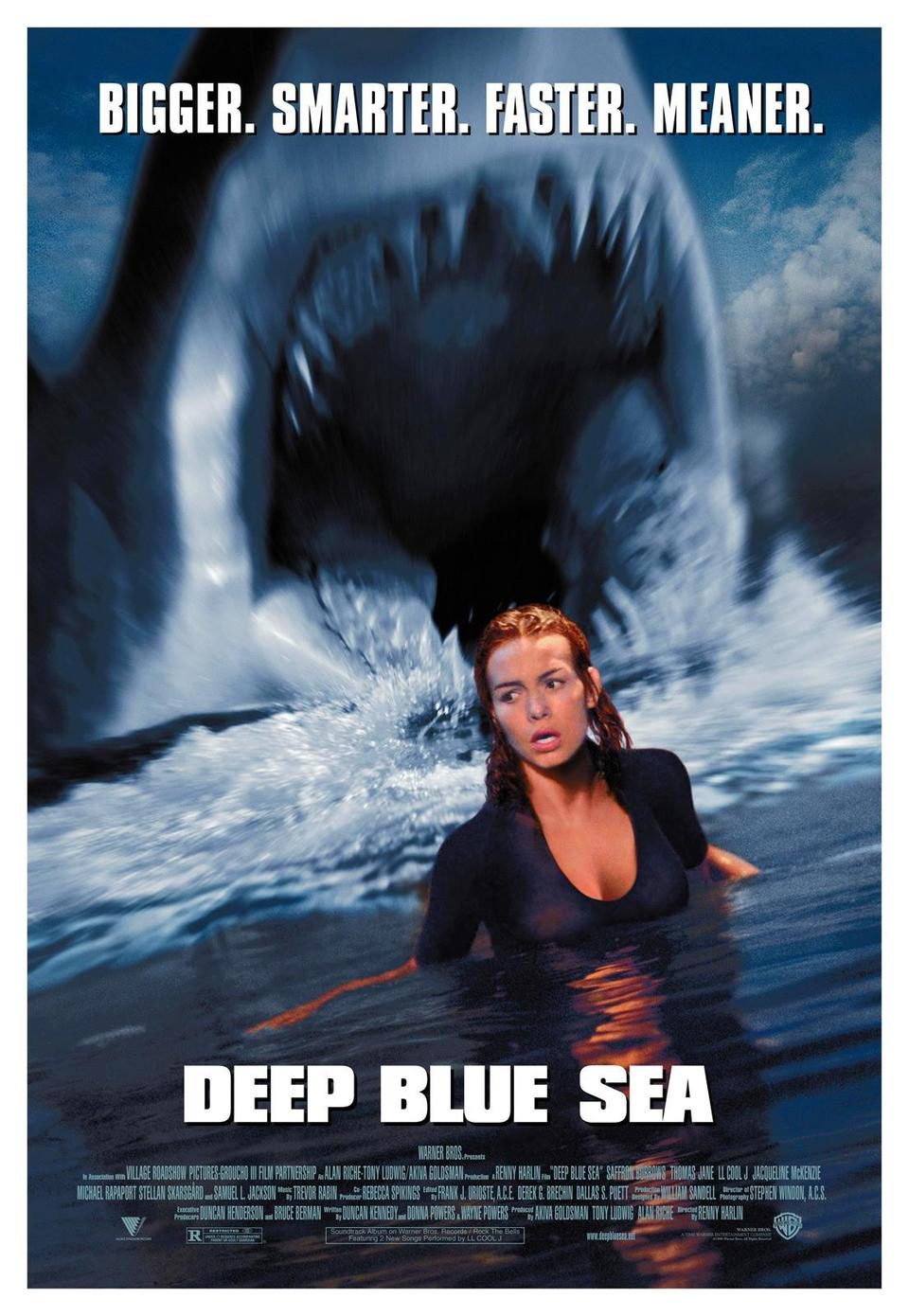 Cartel de Deep Blue Sea - Estados Unidos