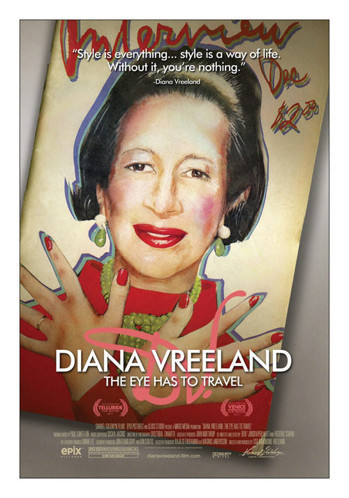 Cartel de Diana Vreeland: The Eye Has to Travel - EEUU