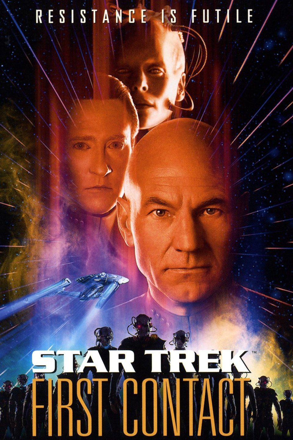 Cartel de Star Trek: Primer contacto - EEUU