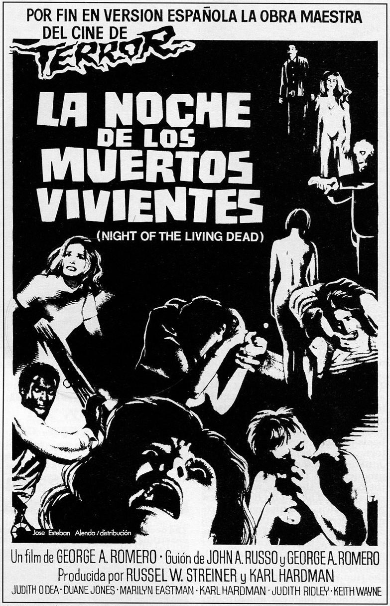 Cartel de La noche de los muertos vivientes - España