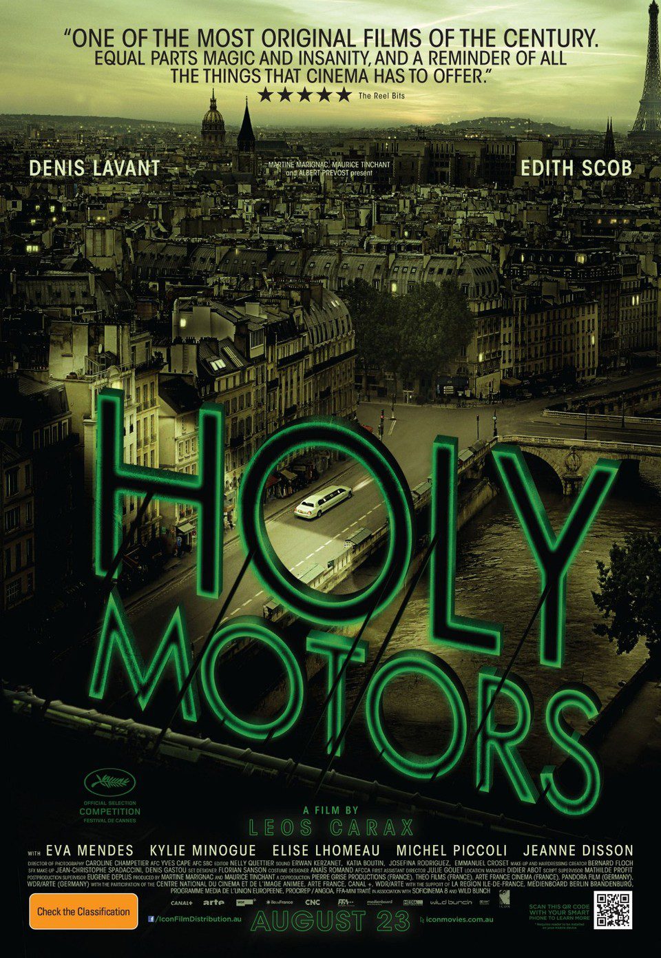 Cartel de Holy Motors - EEUU