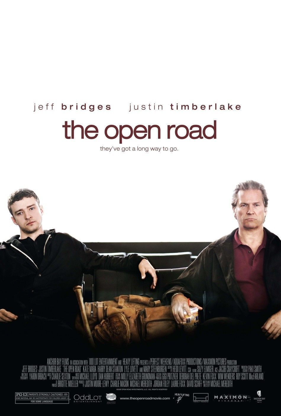 Cartel de The open road - Estados Unidos