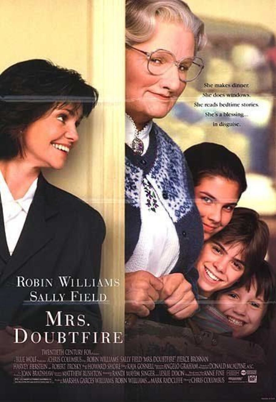 Cartel de Señora Doubtfire, papá de por vida - Estados Unidos