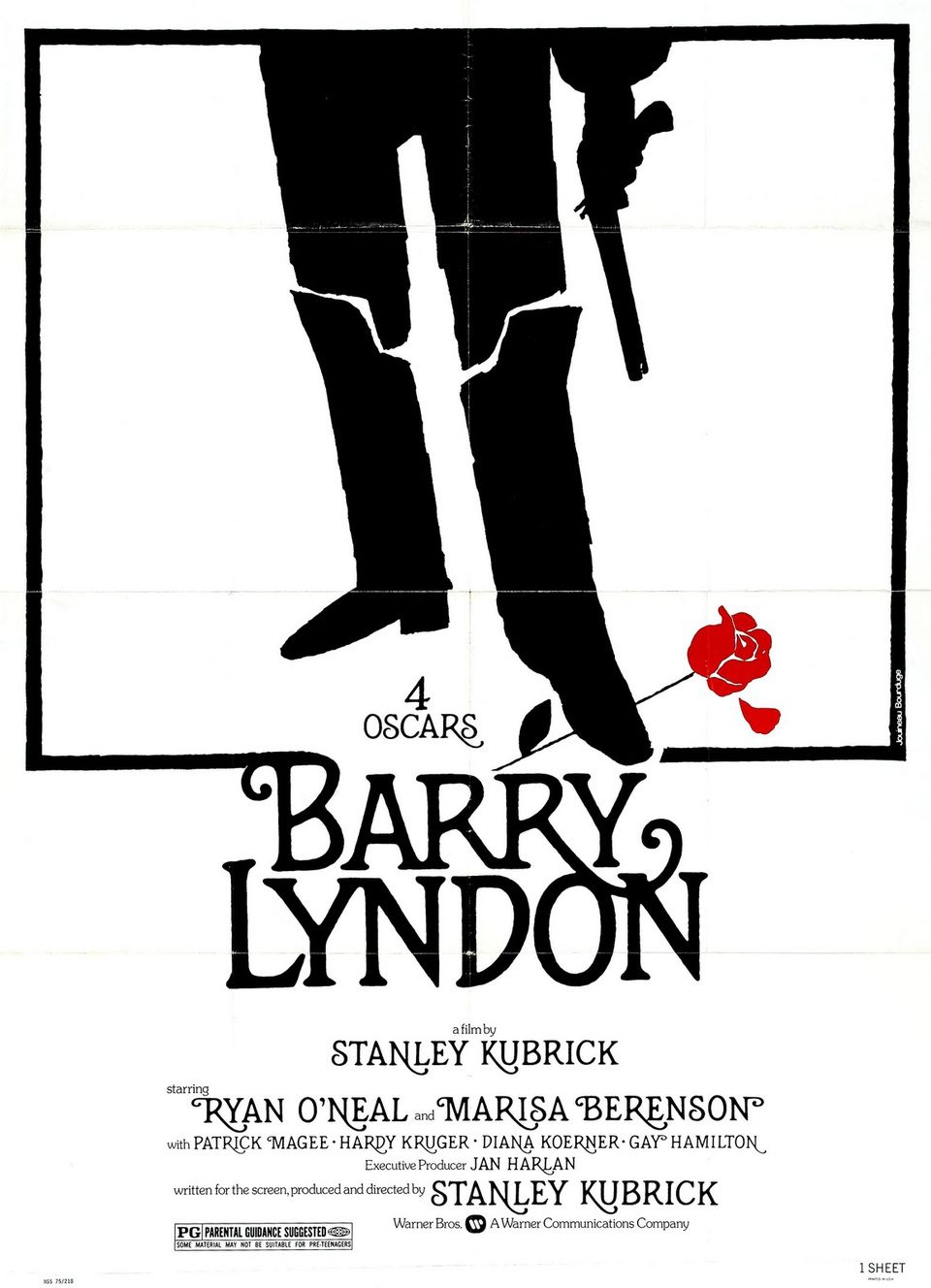 Cartel de Barry Lyndon - Estados Unidos