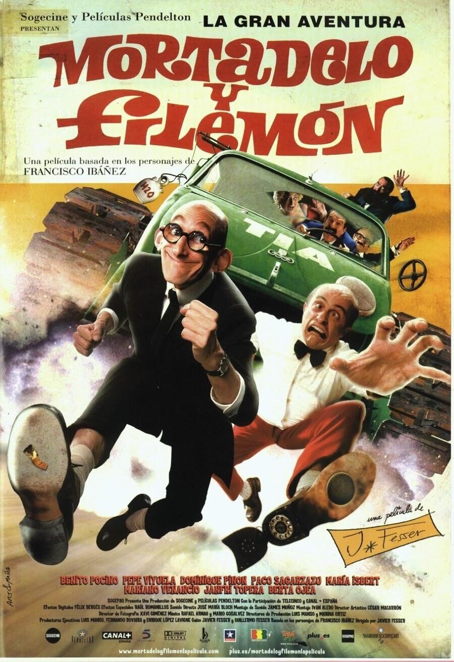 Cartel de La gran aventura de Mortadelo y Filemón - España