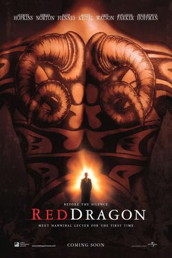 Cartel de El dragón rojo