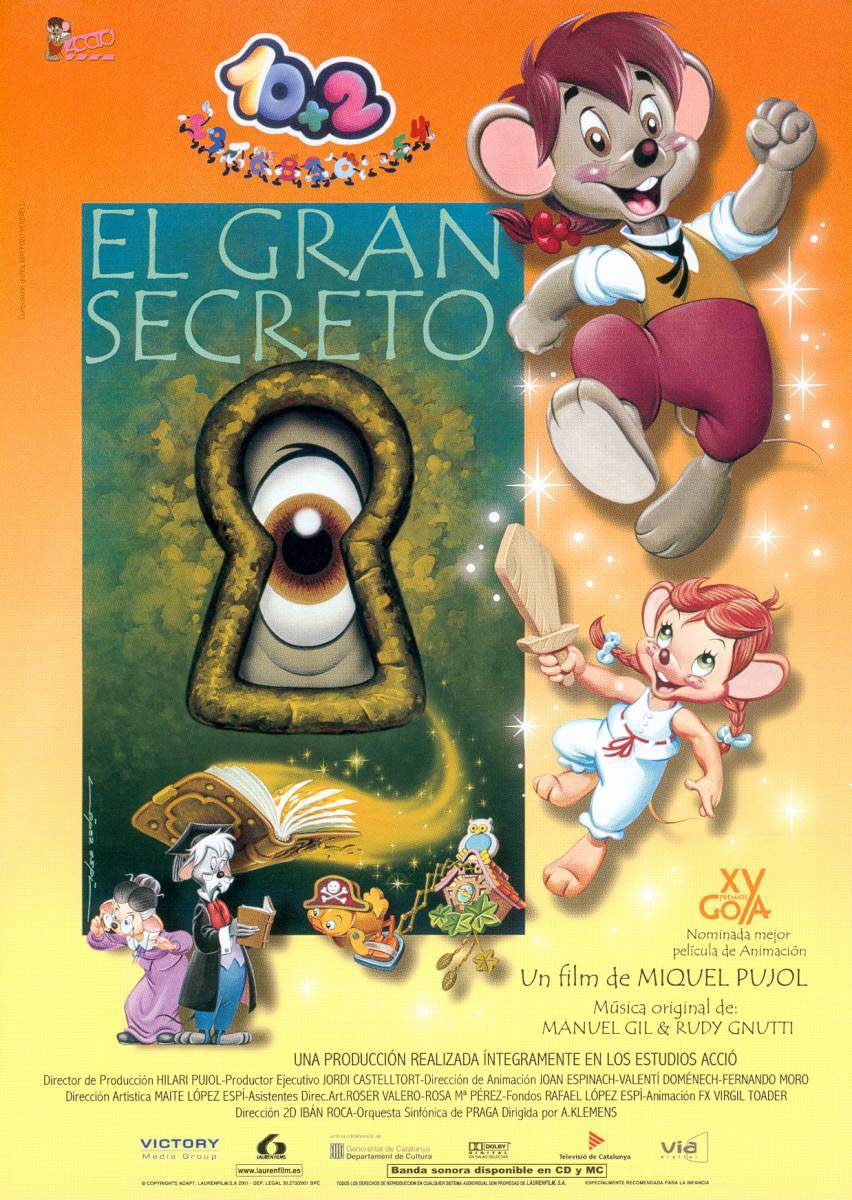 Cartel de 10 + 2: El gran secreto - España