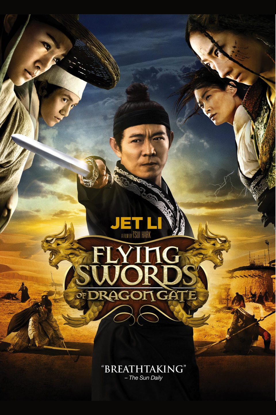 Cartel de The Flying Swords of Dragon Gate - Reino Unido