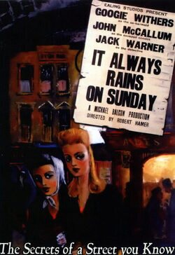 Cartel de It Always Rains on Sunday