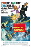 Cartel de 007 al servicio secreto de su majestad británica