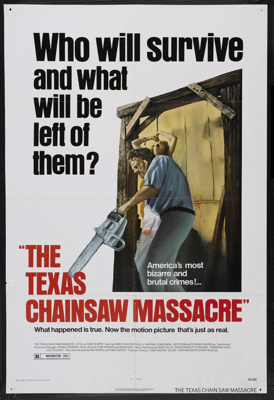 Cartel de La matanza de Texas - EEUU