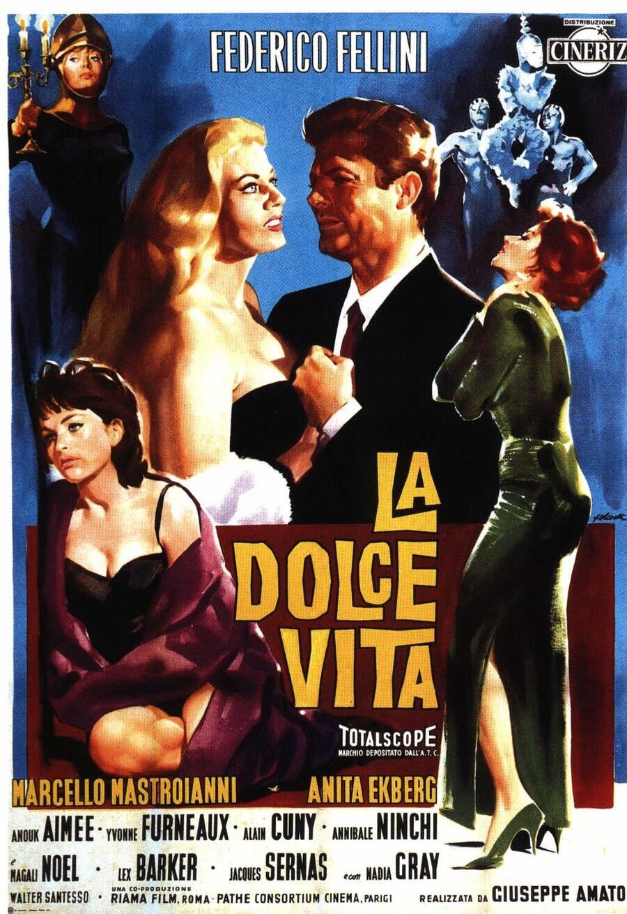 Cartel de La dolce vita - Italia