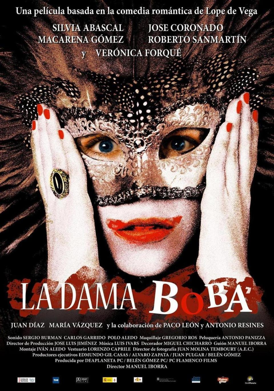 Cartel de La dama boba - España