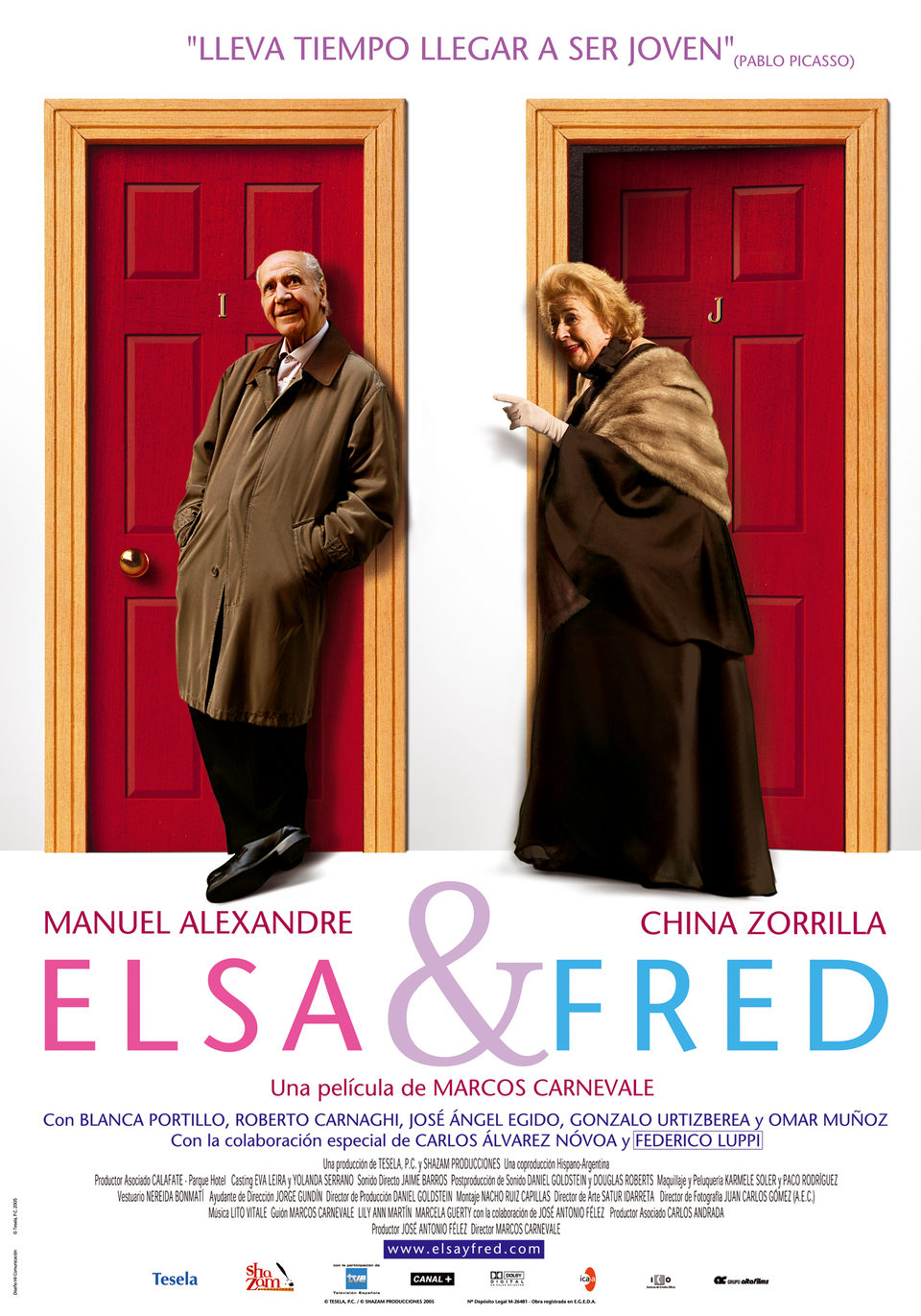 Cartel de Elsa y Fred - España