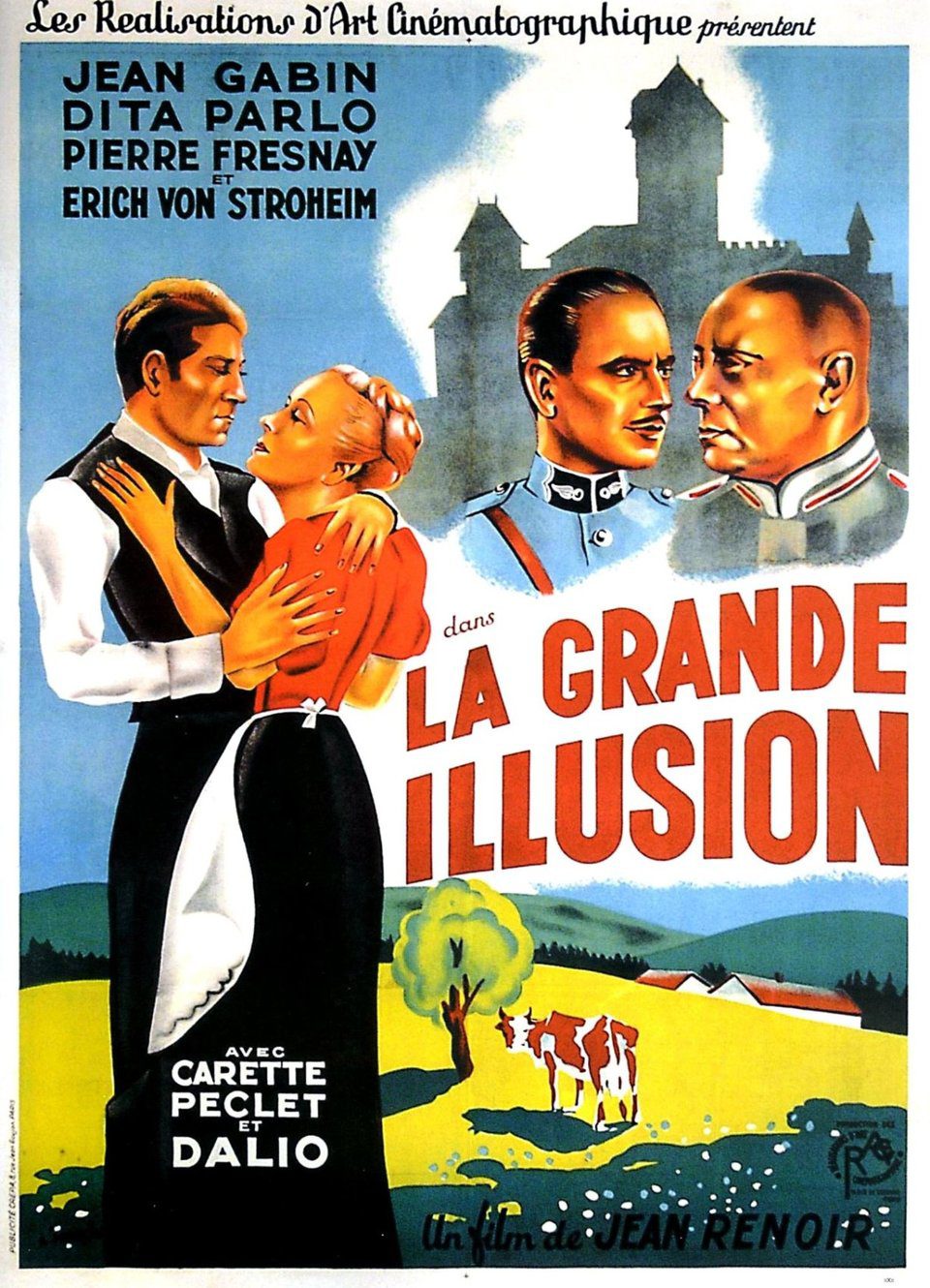 Cartel de La gran ilusión - Francia