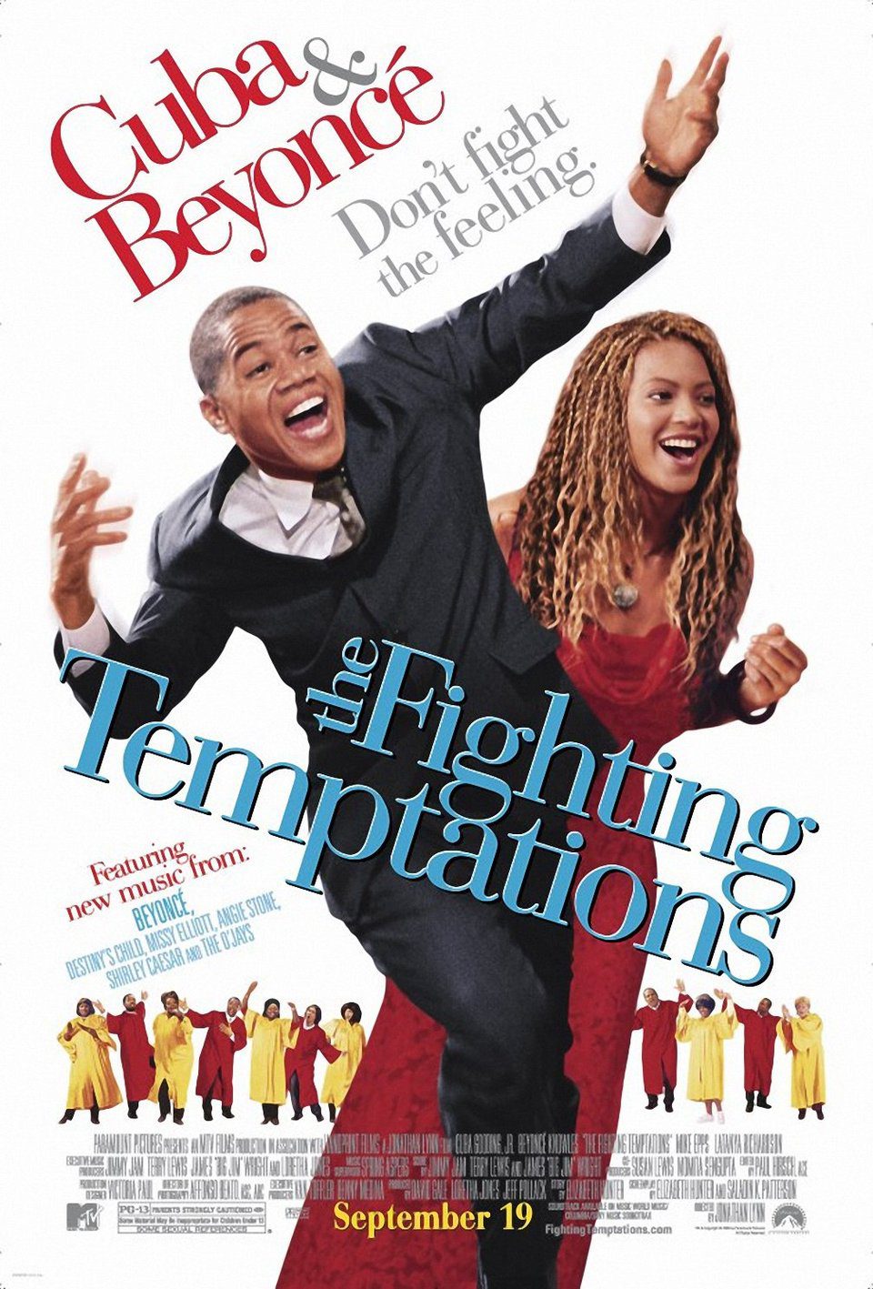Cartel de The Fighting Temptations - EEUU