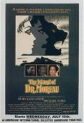 Cartel de La isla del doctor Moreau