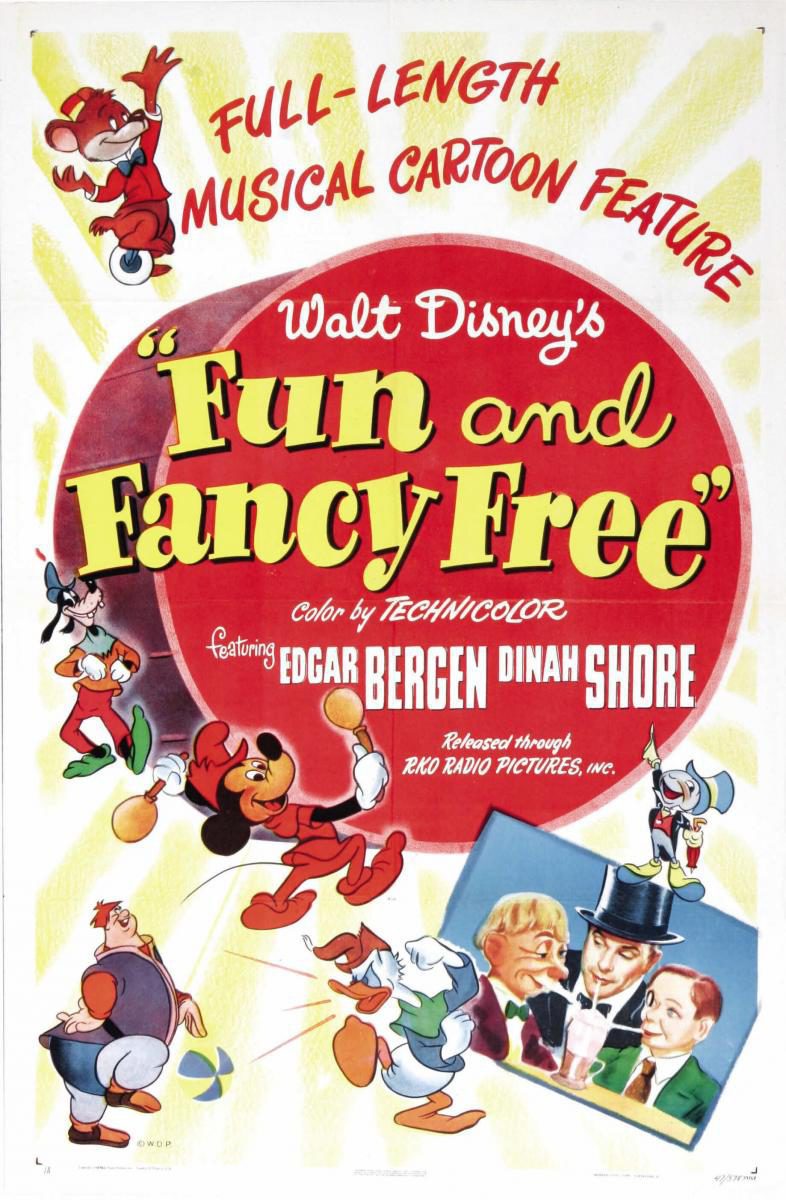 Cartel de Las aventuras de Bongo, Mickey y las judías mágicas - EEUU