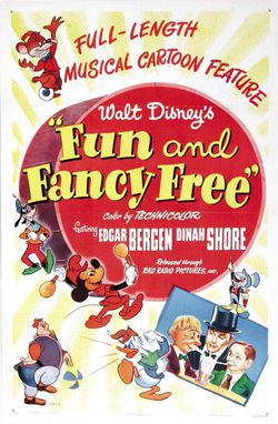 Cartel de Las aventuras de Bongo, Mickey y las judías mágicas