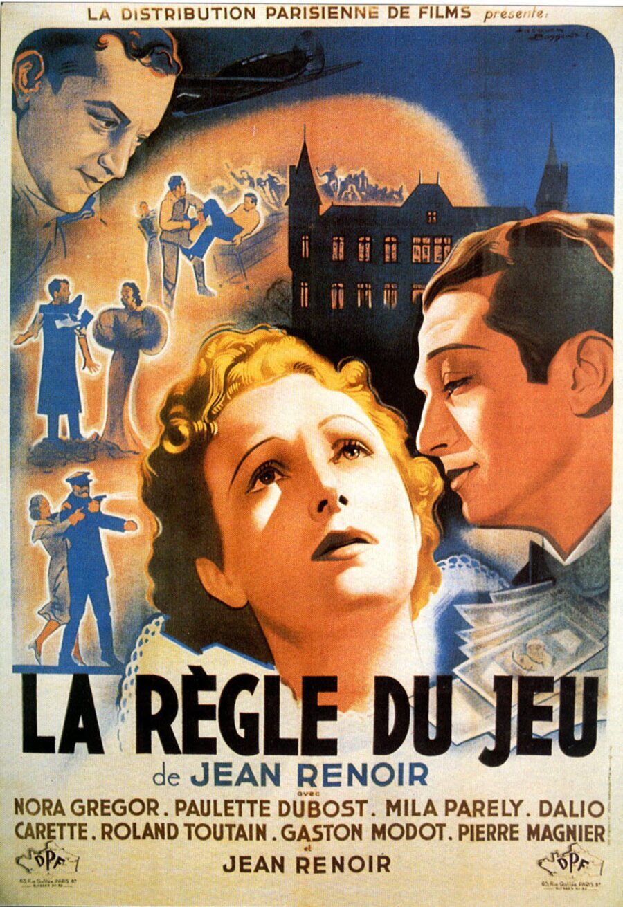 Cartel de La regla del juego - Francia