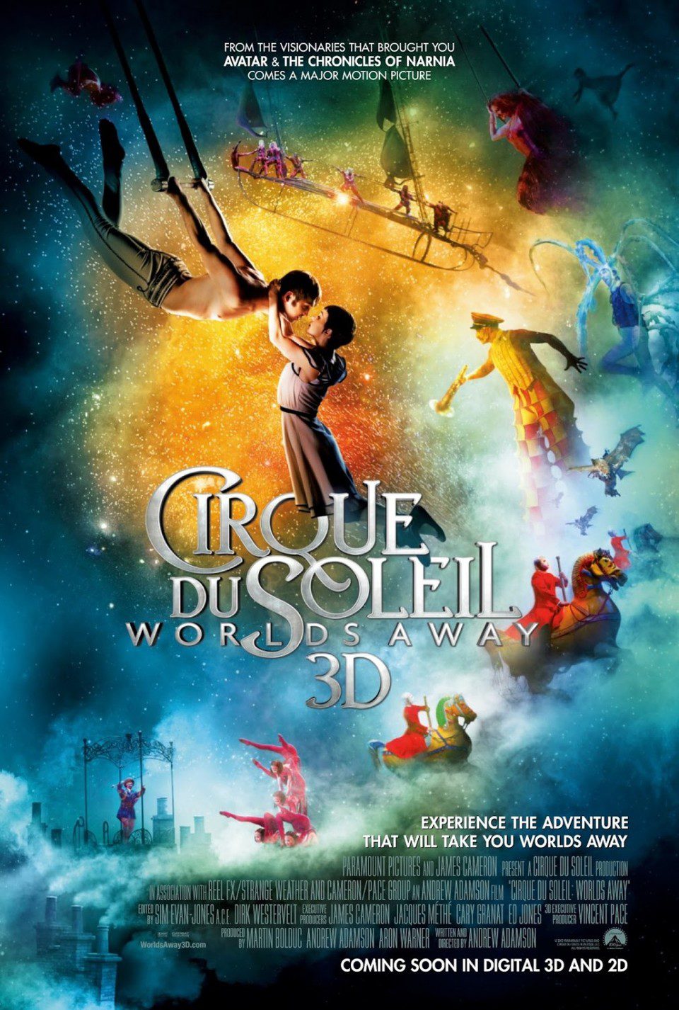 Cartel EEUU de 'Cirque du Soleil: Mundos lejanos'