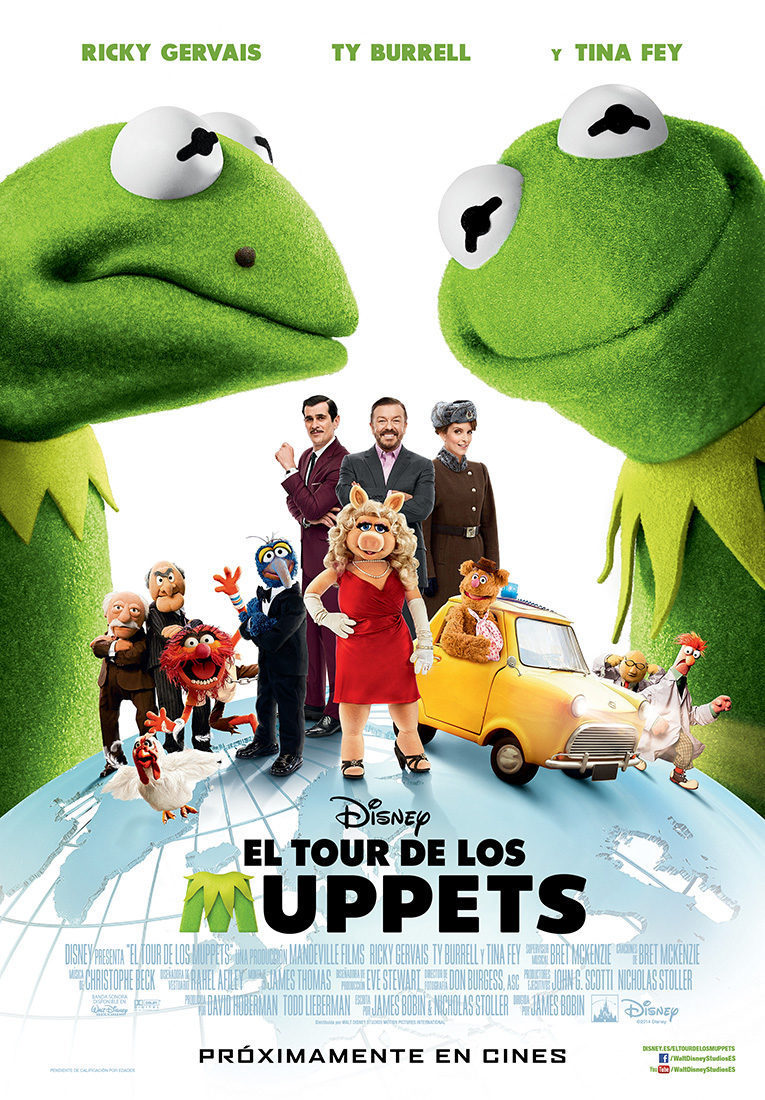Cartel de El tour de los Muppets - España