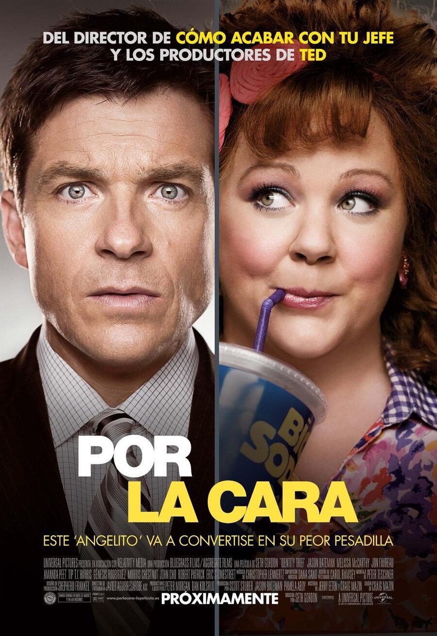 Cartel de Por la cara - España