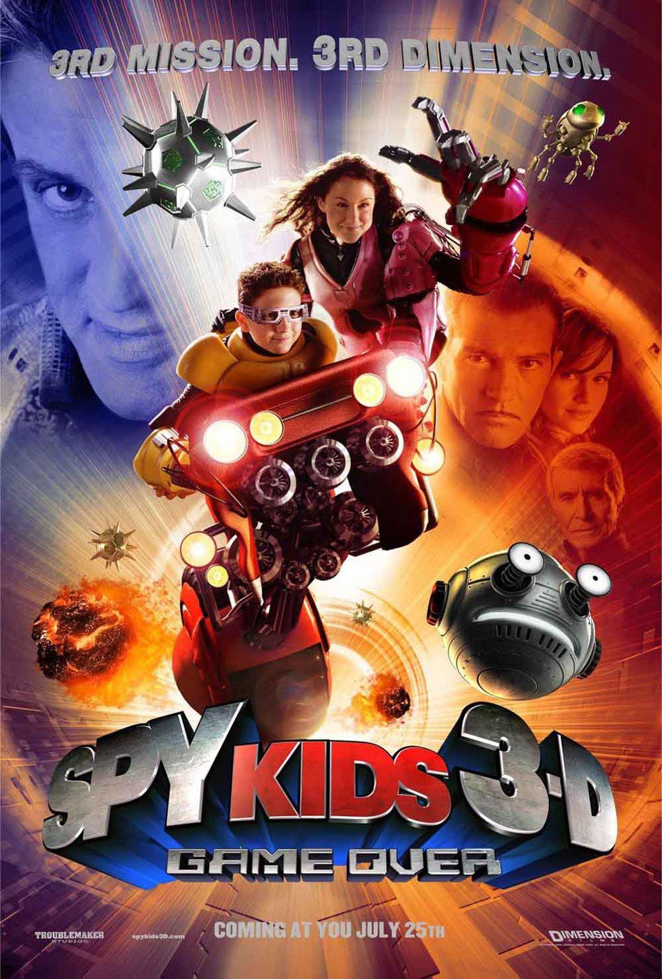 Cartel de Spy Kids 3-D: Game Over - EEUU