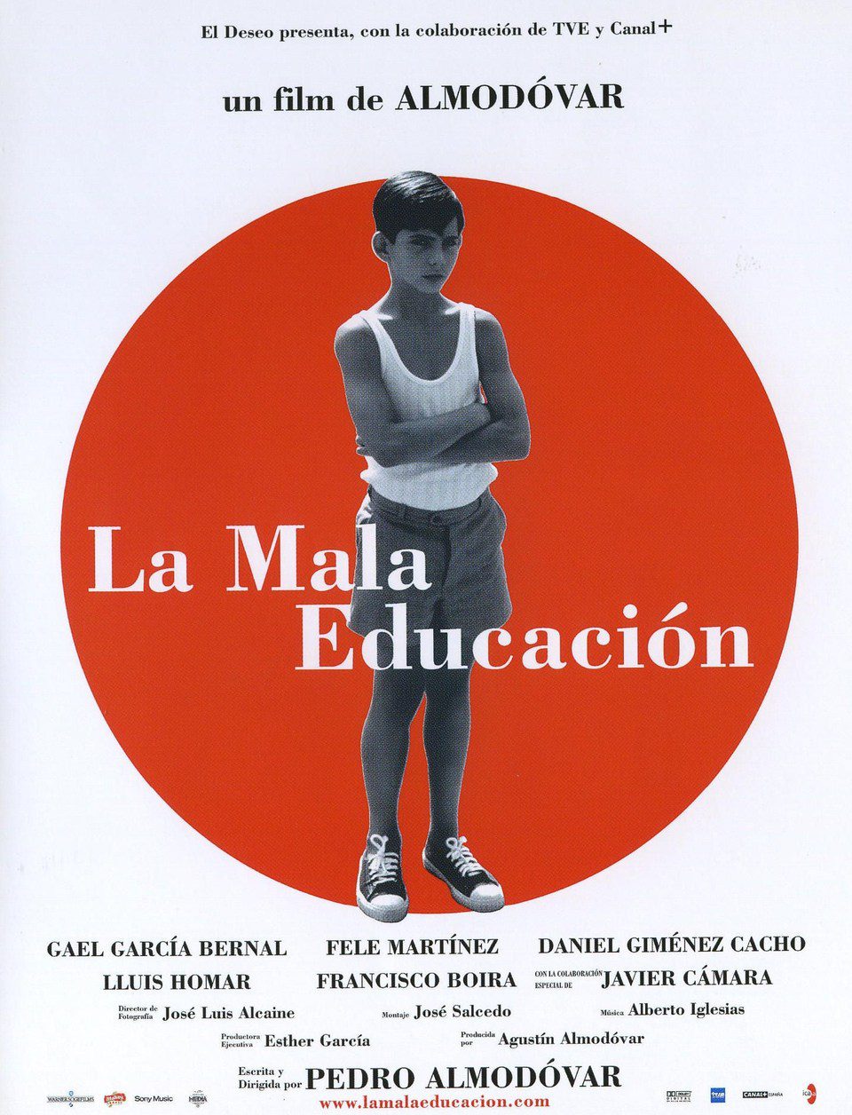 Cartel de La mala educación - España