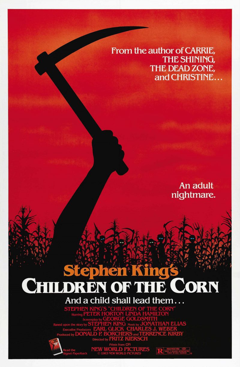 Cartel de Los chicos del maíz - EEUU
