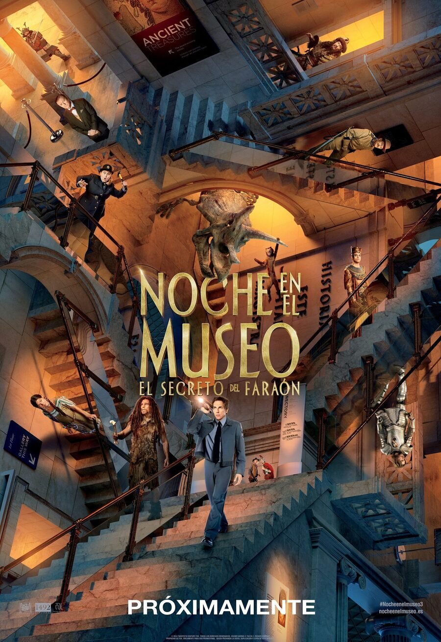 Cartel de Noche en el museo: El secreto del faraón - España