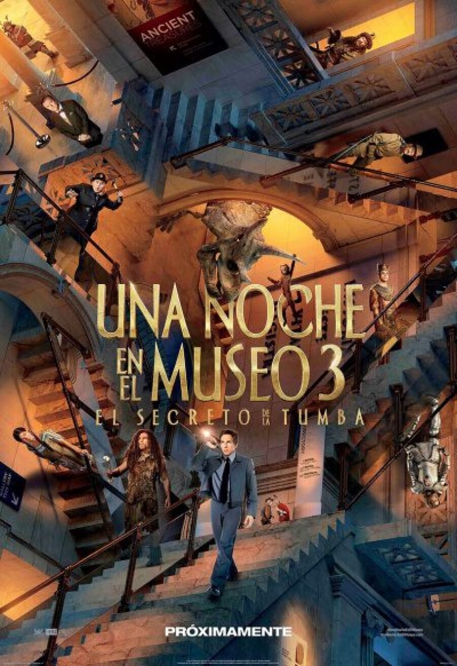 Cartel de Noche en el museo: El secreto del faraón - México