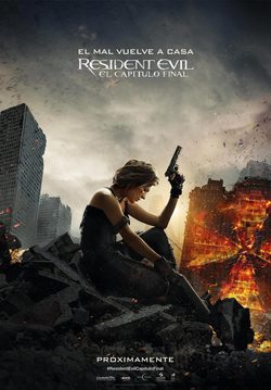 Cartel de Resident Evil: El capítulo final