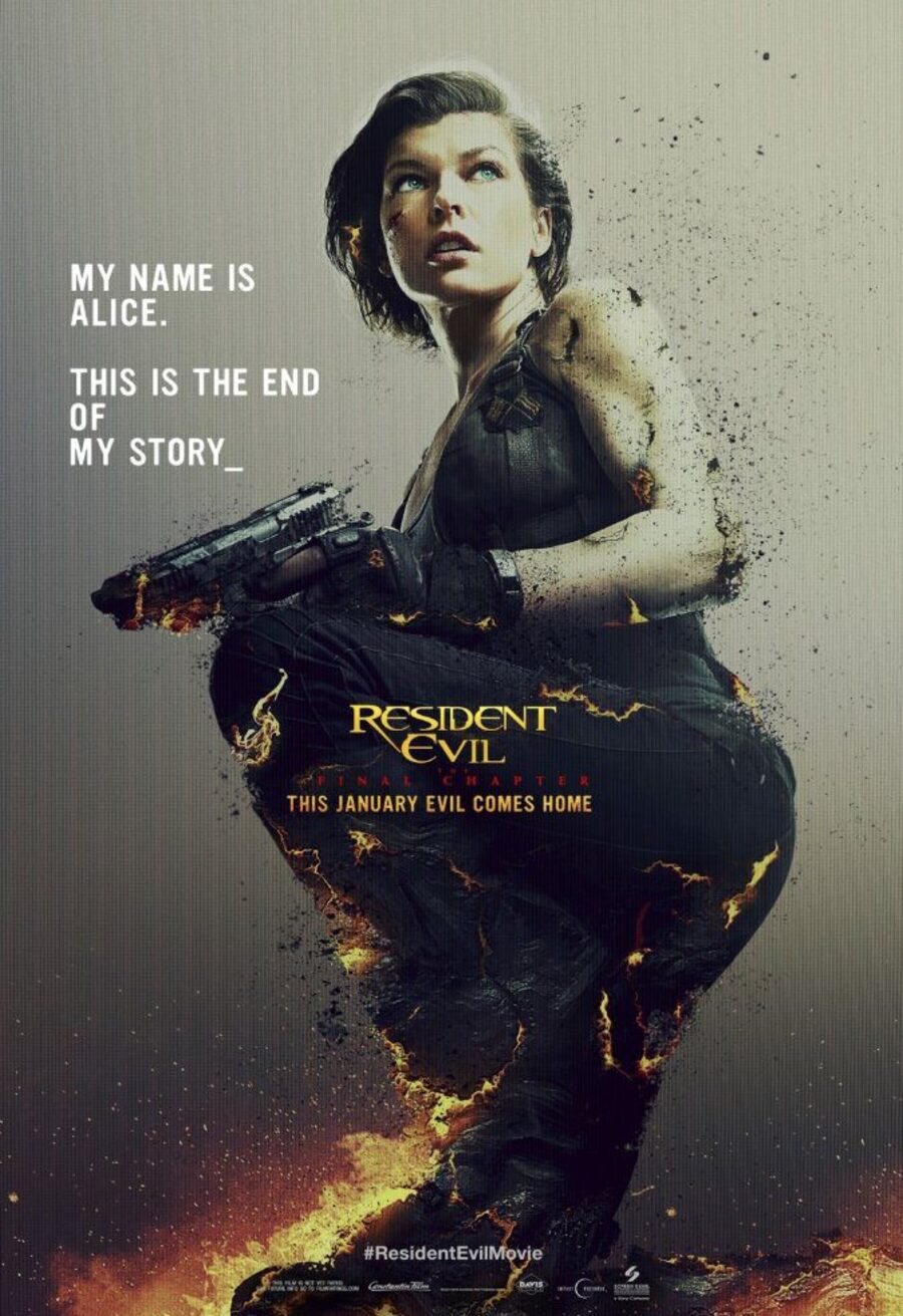 Cartel de Resident Evil: El capítulo final - 