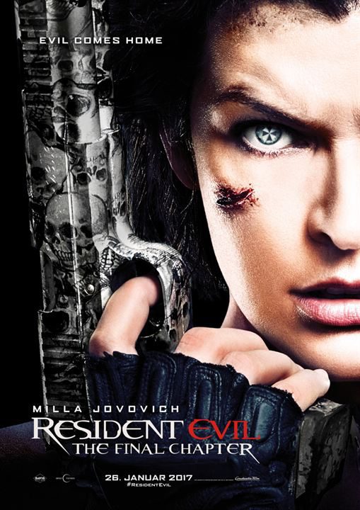 Cartel de Resident Evil: El capítulo final - Resident Evil: the final chapter