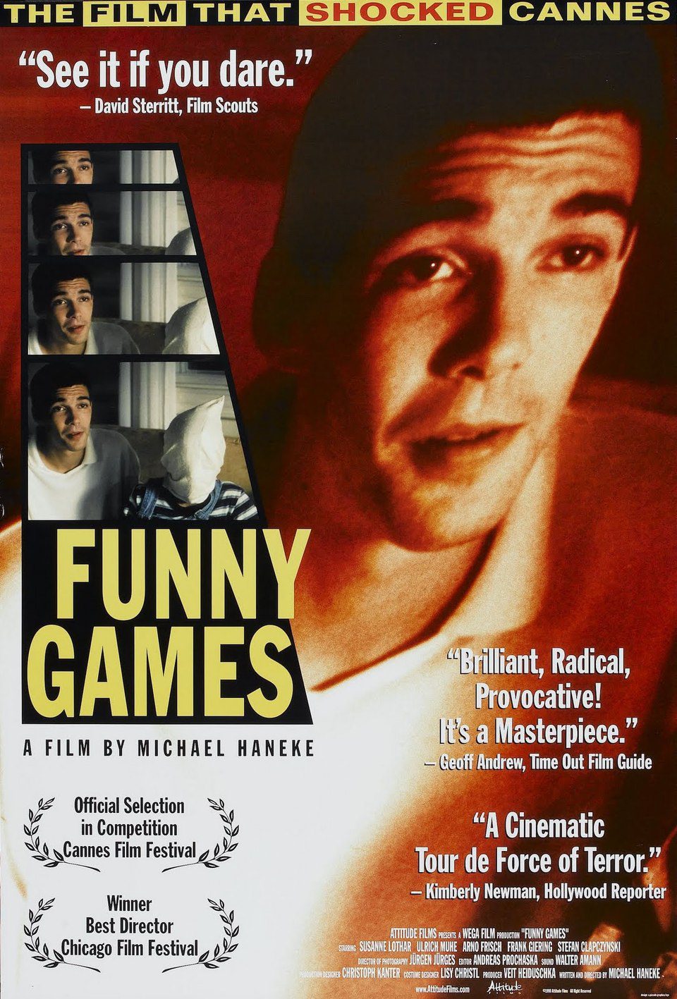 Cartel de Funny Games - EEUU