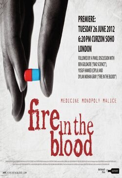 Cartel de Fire in the Blood