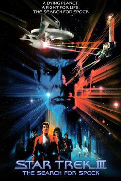 Cartel de Star Trek III: En busca de Spock