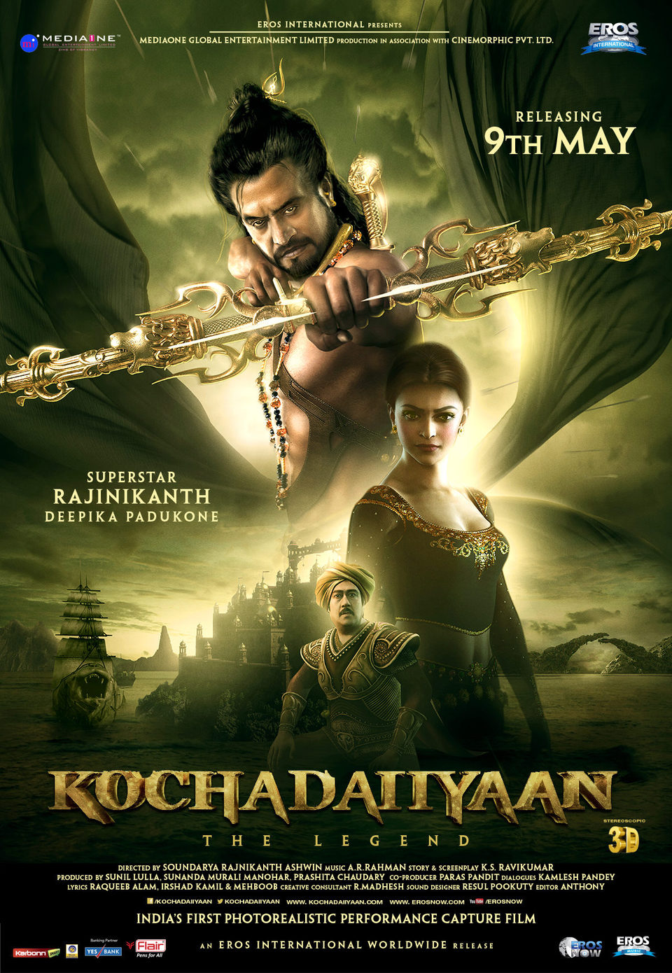 Cartel de Kochadaiyaan - 'Kochadaiyaan' Poster