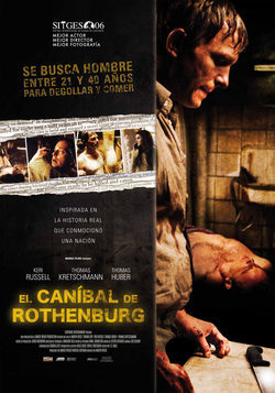 Cartel de El caníbal de Rohtenburg
