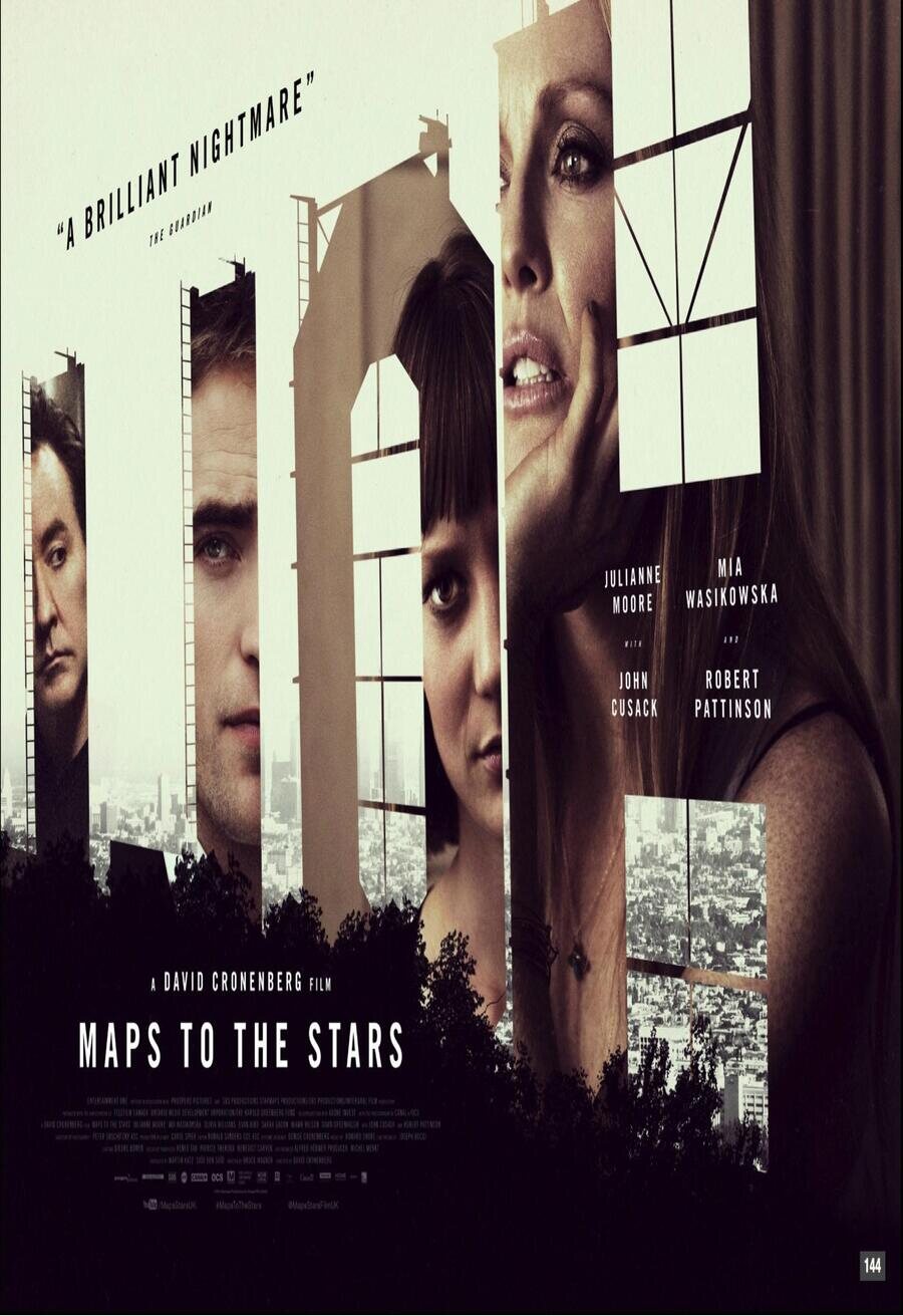 Cartel de Maps to the Stars - Reino Unido