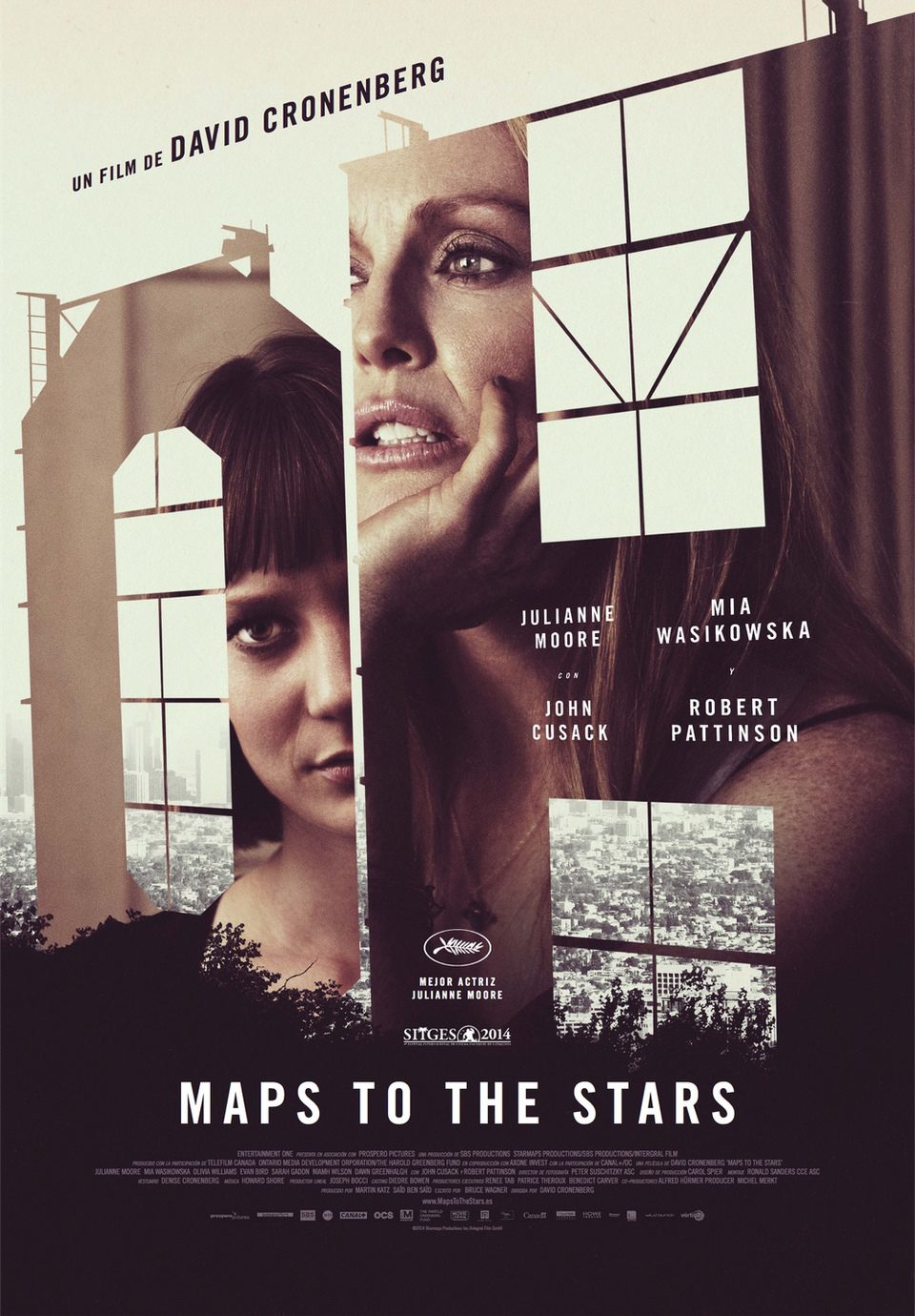 Cartel de Maps to the Stars - España