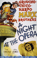 Cartel de Una noche en la ópera