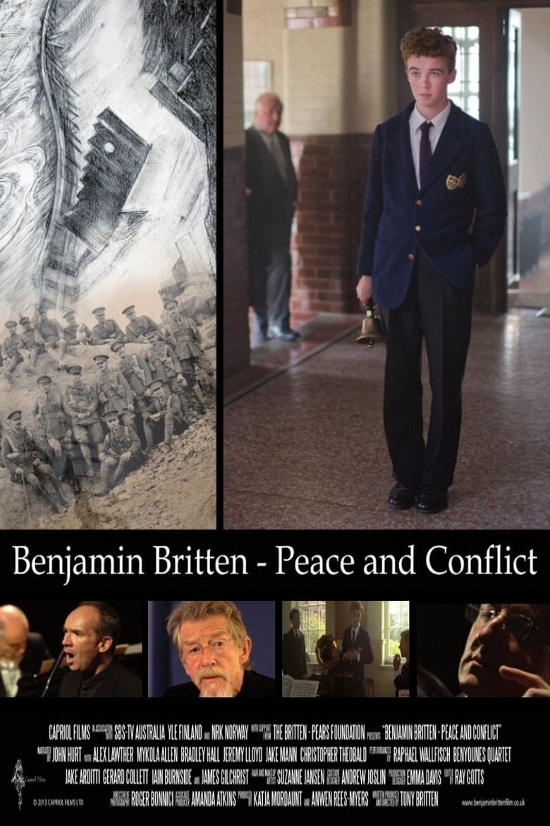 Cartel de Benjamin Britten: Peace and Conflict - Reino Unido